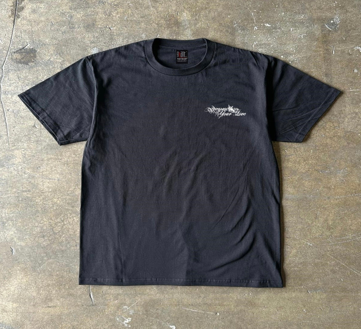 Grunge Lettering Graphic T-shirts