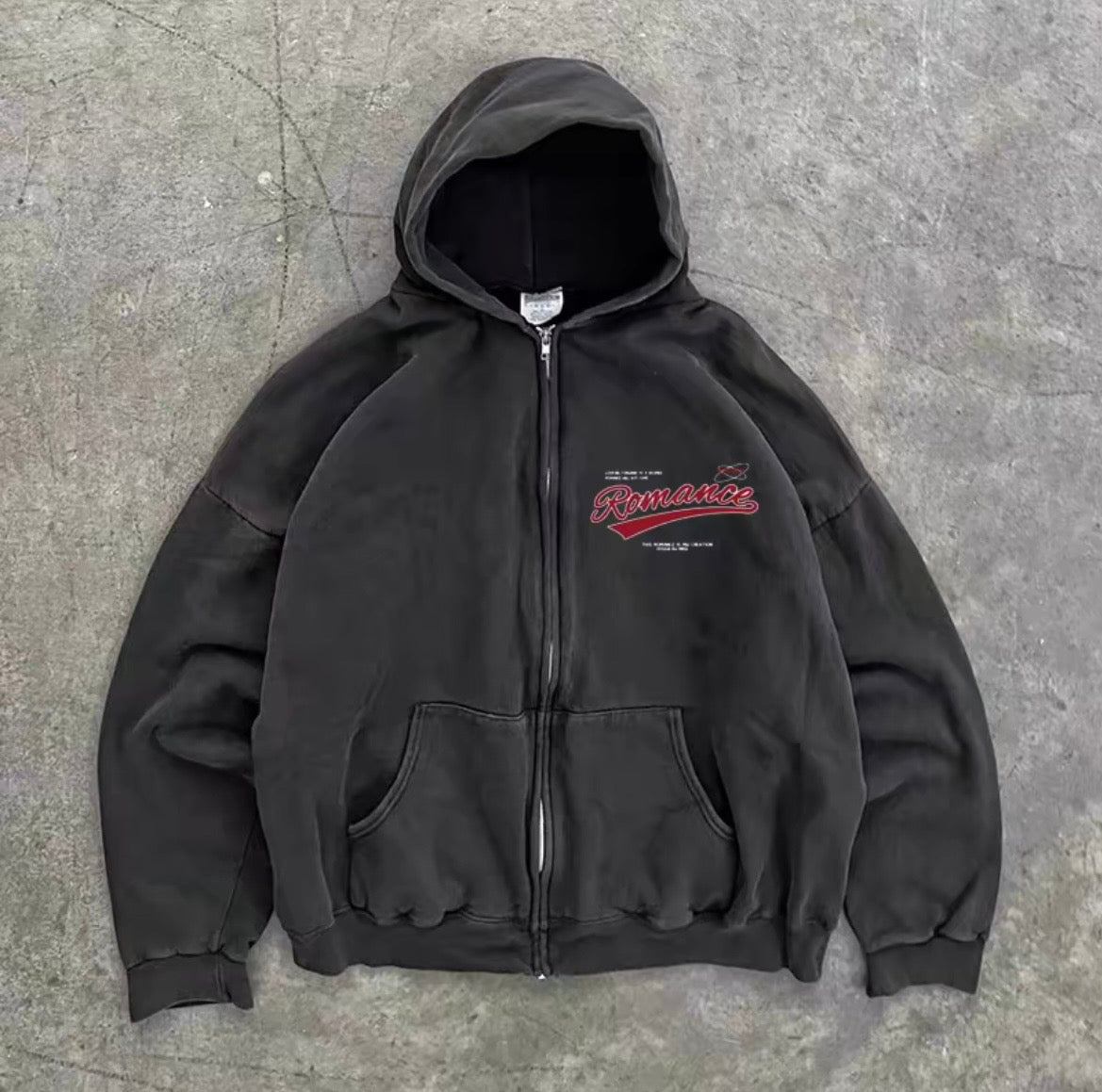 Classic One Point Logo Zip Hoodie