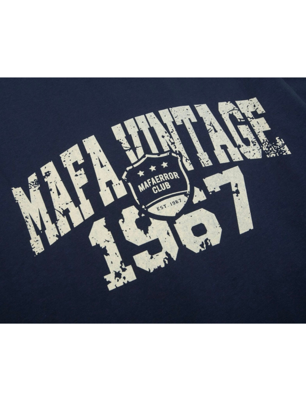 Faux Layered Vintage College Long Sleeve Tee