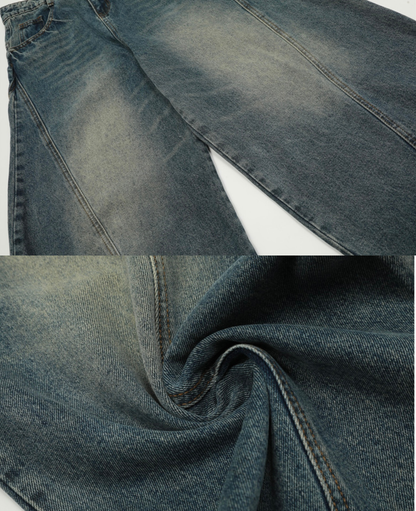 Vintage Barrel Wide Denim Pants