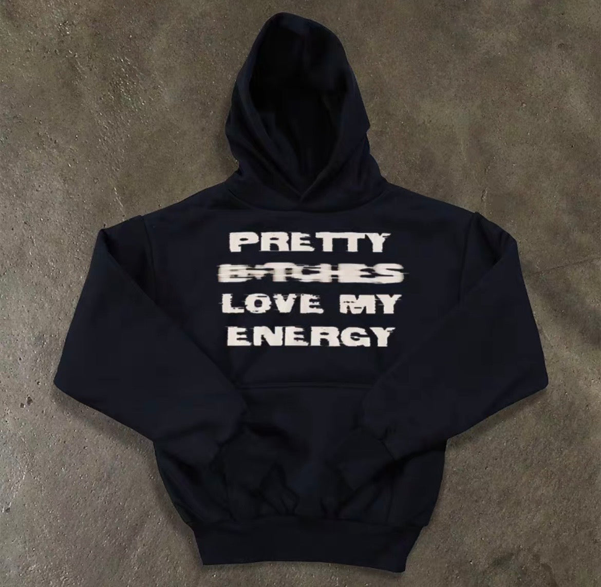 Glitch Message Logo Heavyweight Hoodie
