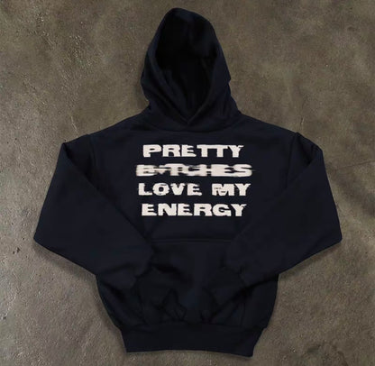 Glitch Message Logo Heavyweight Hoodie