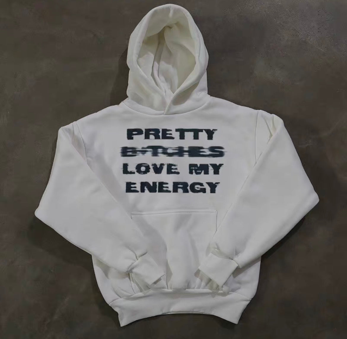 Glitch Message Logo Heavyweight Hoodie