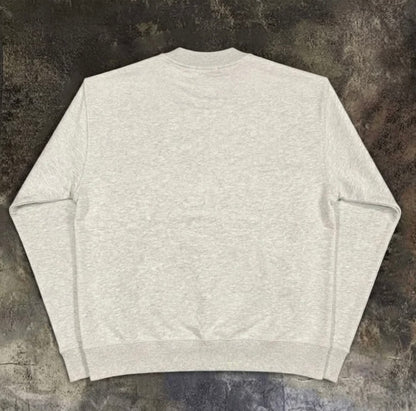 Circle Logo Smoke Graphic Loose Sweatshirt