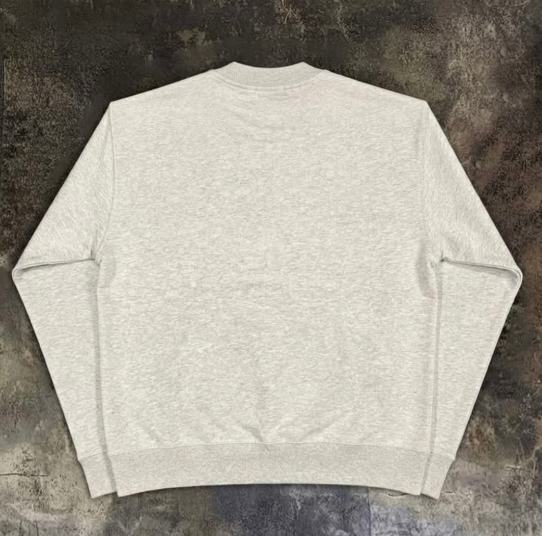 Glitch Letter Logo Print Loose Sweatshirt