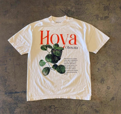 Hoya Botanical Print T-shirts