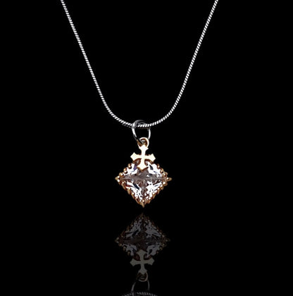 Stone Pendant Chain Necklace