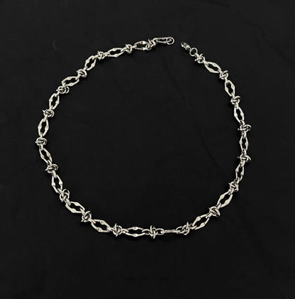 Link Distortion Chain Necklace