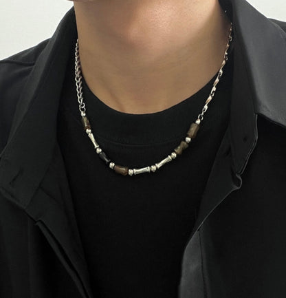 Link Bone Beads Necklace