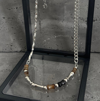 Link Bone Beads Necklace