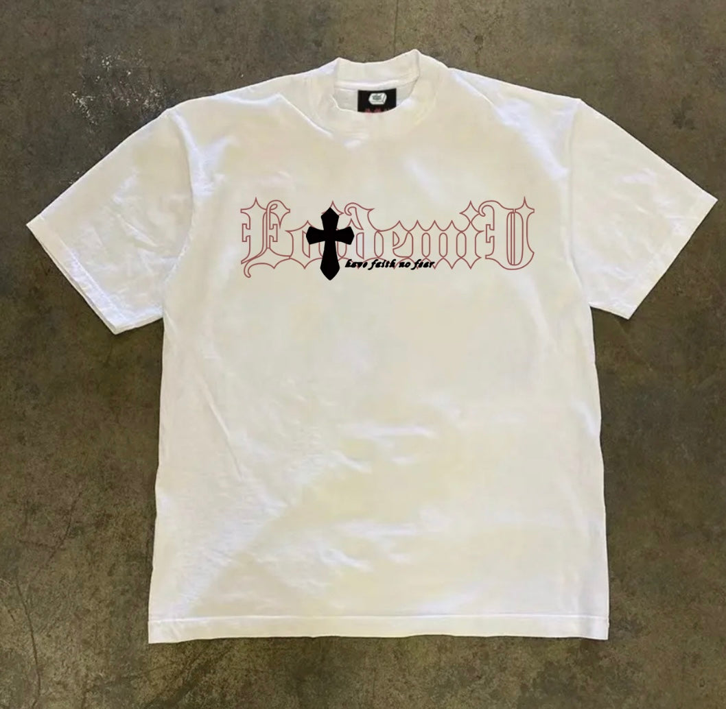 Gothic Cross Graphic T-Shirt