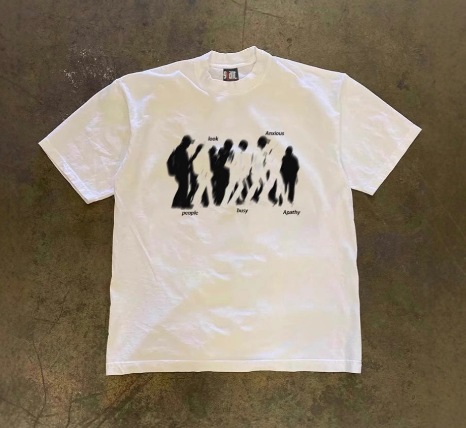 Fuzzy Shadow Graphic T-Shirt