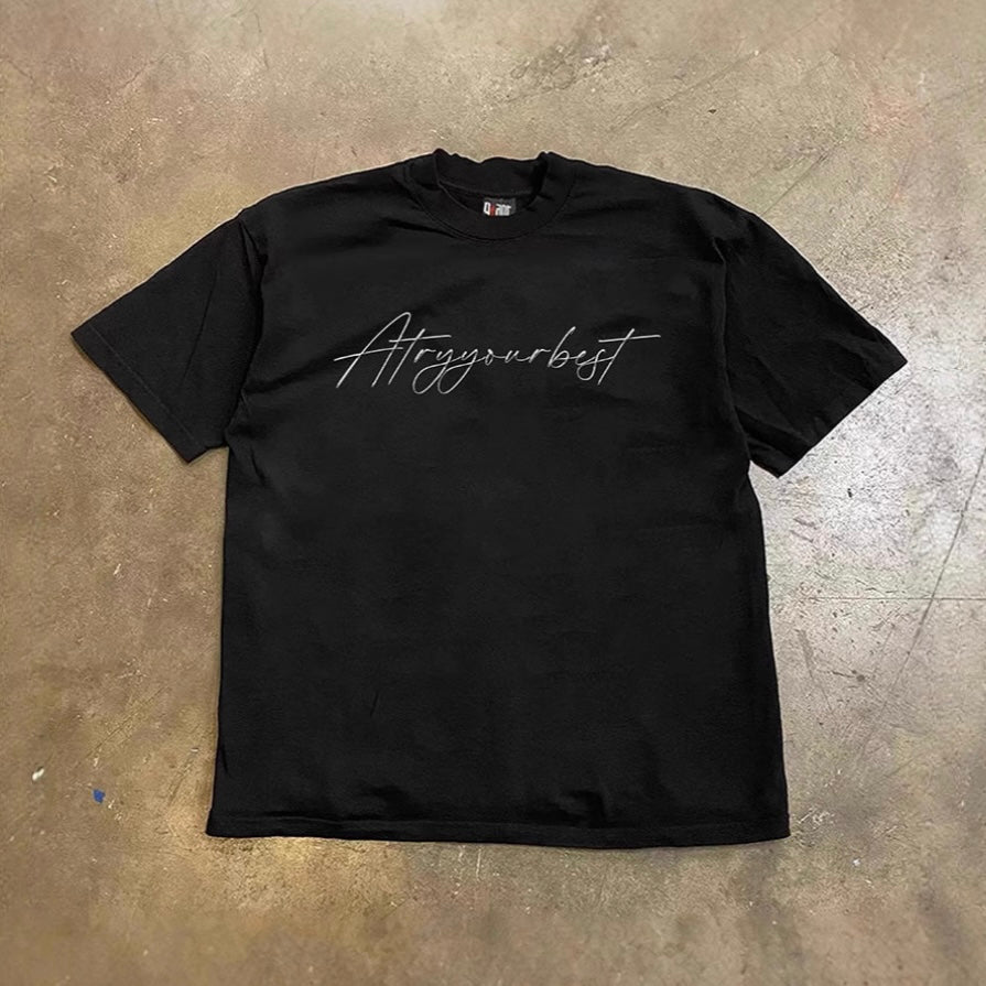 Lettering Clean Logo T-Shirt