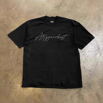 Lettering Clean Logo T-Shirt