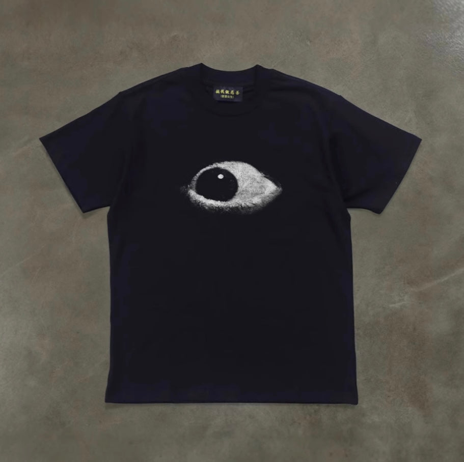 Old Eye Print Loose T-Shirt