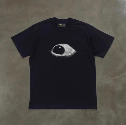 Old Eye Print Loose T-Shirt