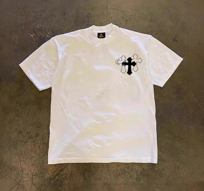 Gothic Cross Graphic T-Shirt