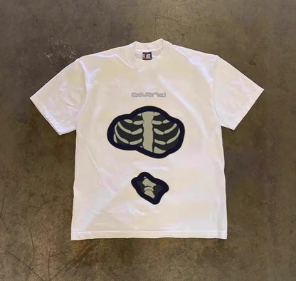 Retro Bone Patch T-Shirt