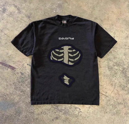 Retro Bone Patch T-Shirt