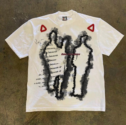Shadow Outline Graphic T-Shirt