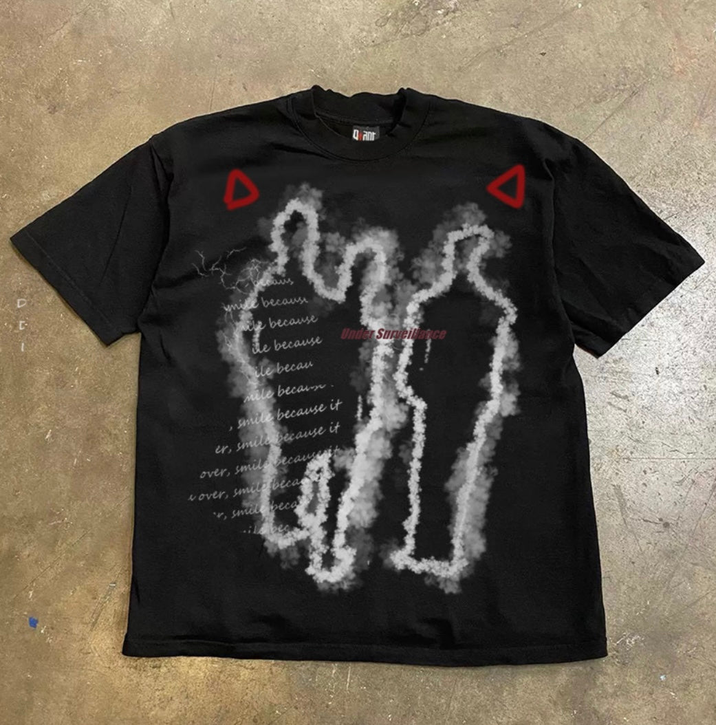 Shadow Outline Graphic T-Shirt