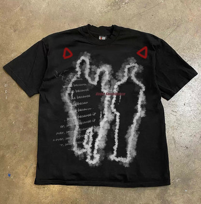 Shadow Outline Graphic T-Shirt