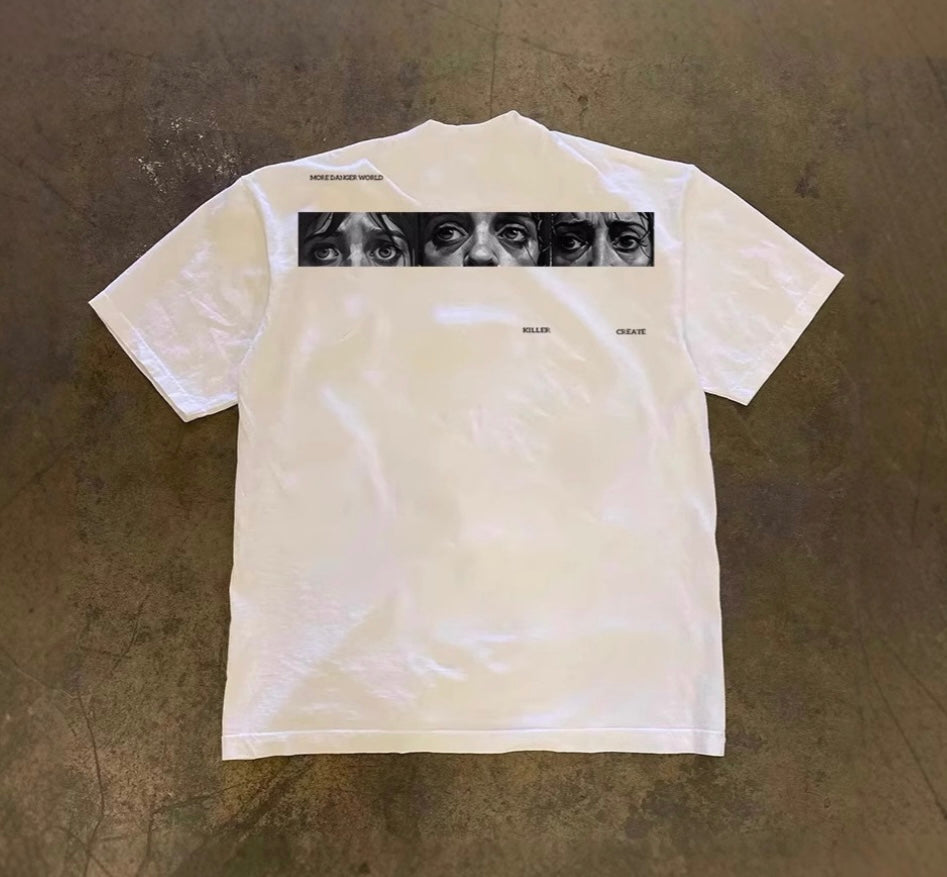 Retro Sketch Photo T-Shirt