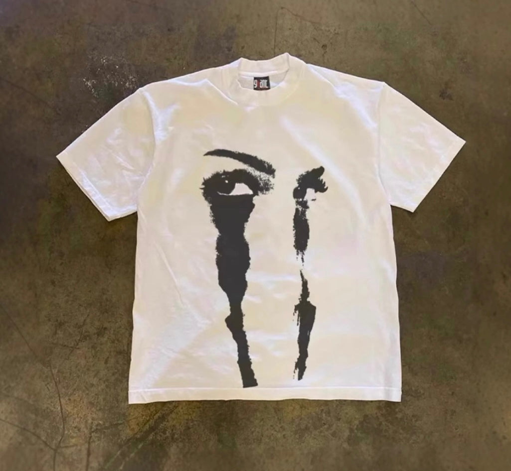 Monotone Face Art T-shirts