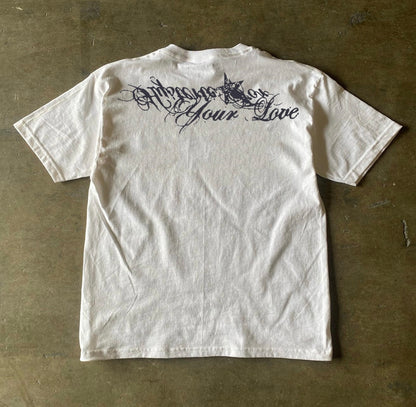 Grunge Lettering Graphic T-shirts