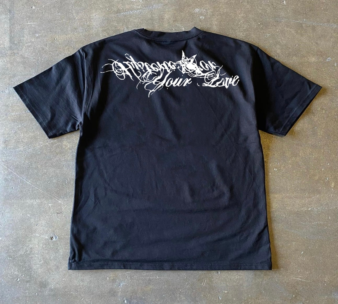 Grunge Lettering Graphic T-shirts