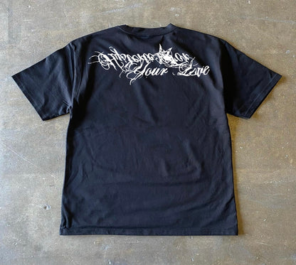 Grunge Lettering Graphic T-shirts