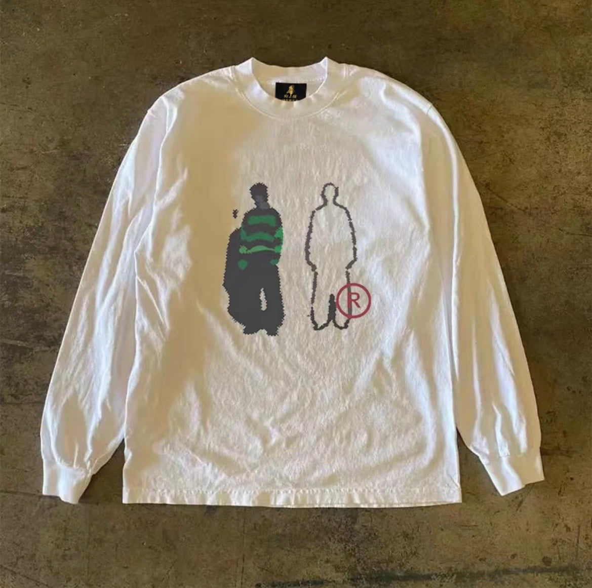 Silhouette Graphic Long Sleeve T-Shirt
