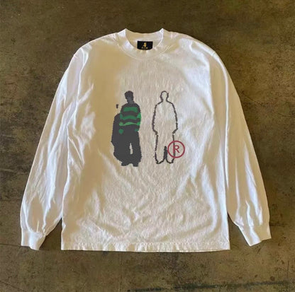 Silhouette Graphic Long Sleeve T-Shirt