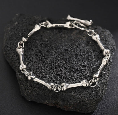 Bone Link Toggle Bracelet