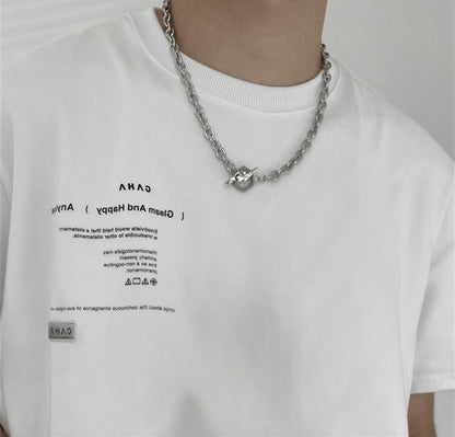 Geometric Toggle Bar Chain Necklace