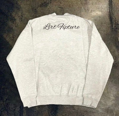 Front Back One Point Script Sweatshirt