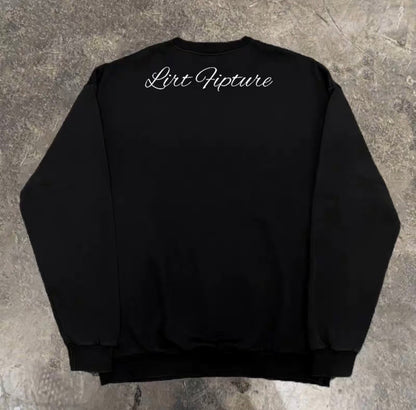 Front Back One Point Script Sweatshirt