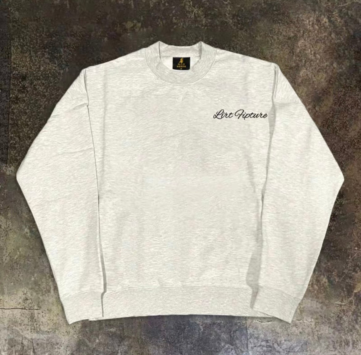 Front Back One Point Script Sweatshirt