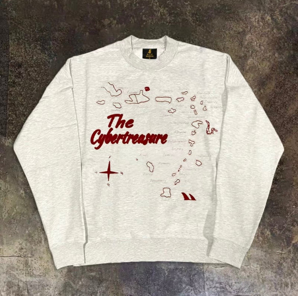 Cyber Treasure Logo Print Sweatshirt