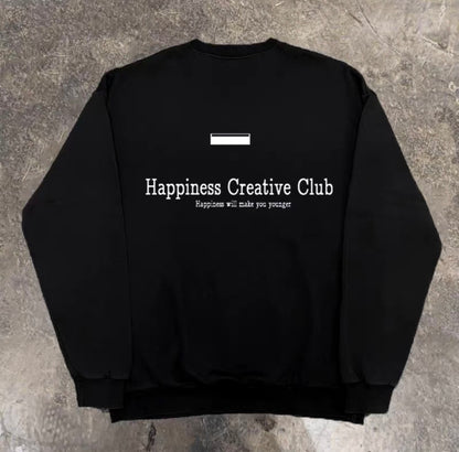 Back Classic Typography Sweatshirt