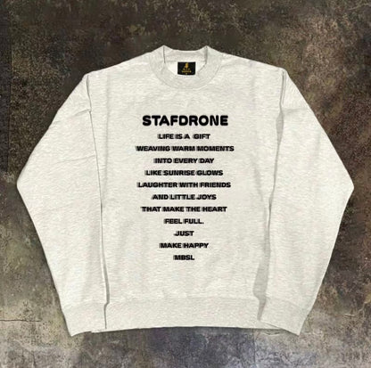 Motion Logo Back Graphic Streamline Sweatshirt