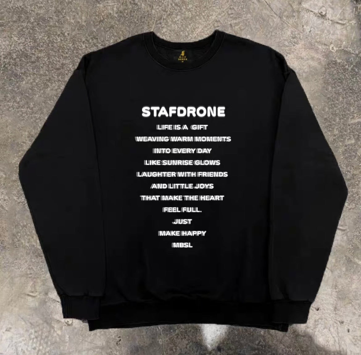 Motion Logo Back Graphic Streamline Sweatshirt