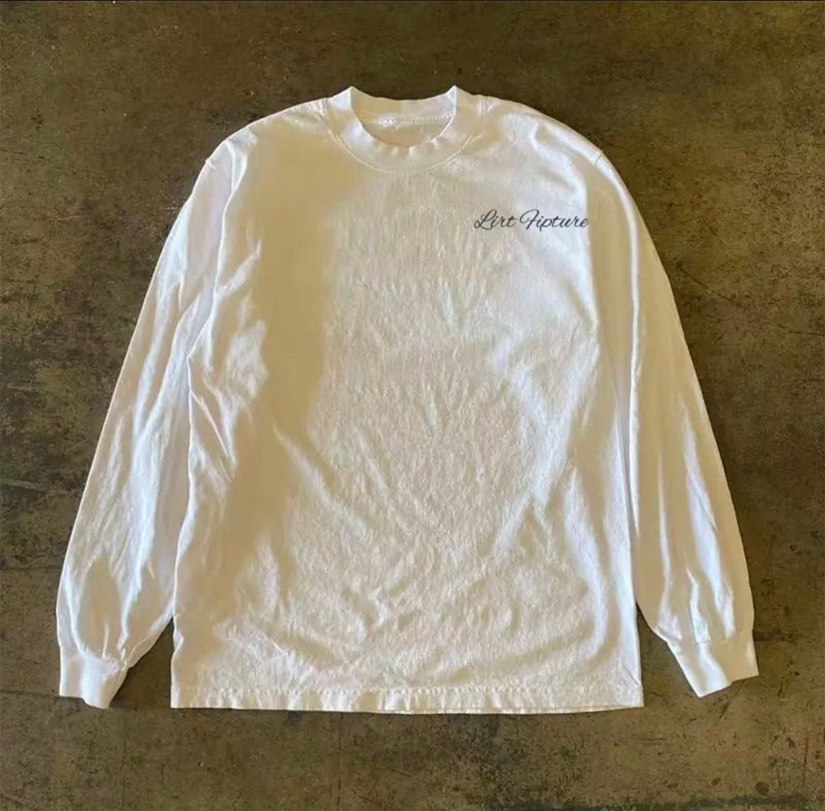 Elegant Lettered Long Sleeve T-Shirt
