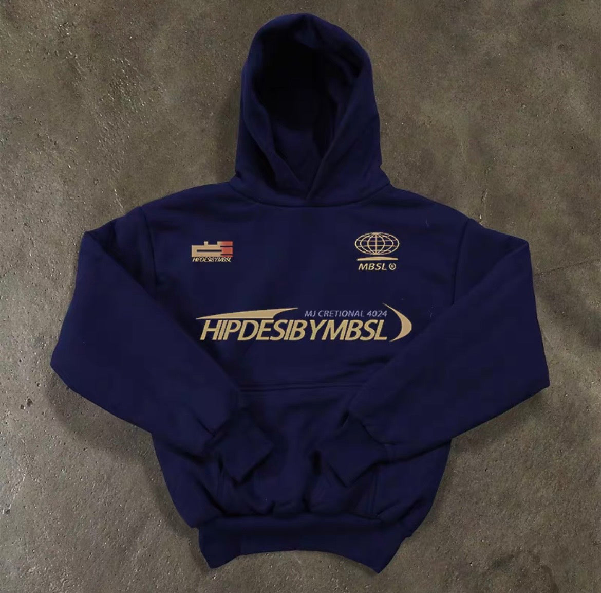 Tech Graphic Multi-Logo Pullover Hoodie