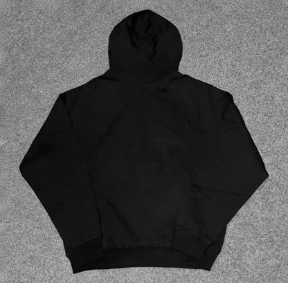 Face Graphic Pullover Hoodie