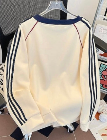Numbered Line Game Shirt-Style Long Sleeve T-Shirt