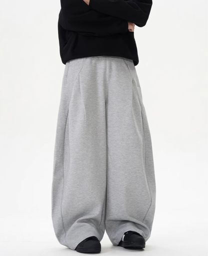 Seam Barrel Wide Sweat Pants