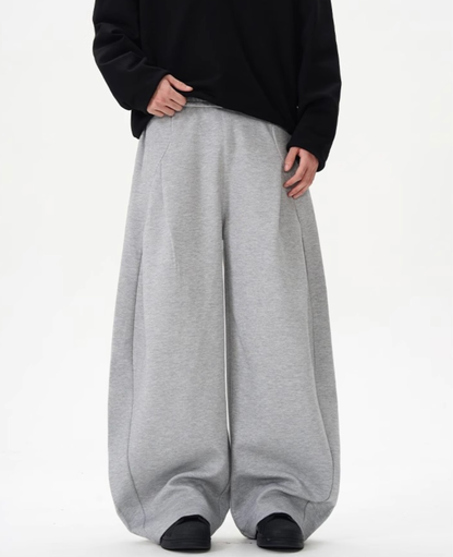 Seam Barrel Wide Sweat Pants