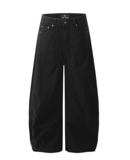 Curved Seam Barrel Wide Pants