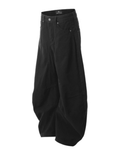 Curved Seam Barrel Wide Pants